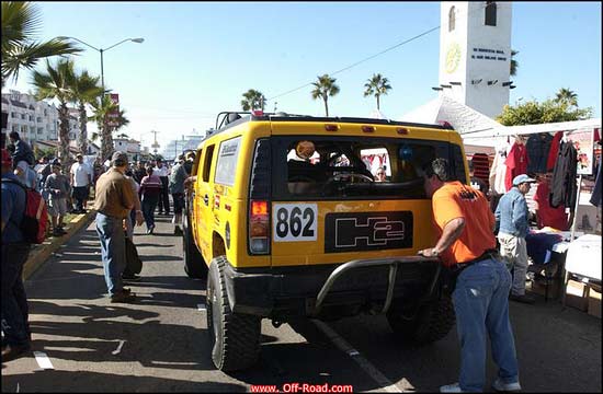 Hall H2 on contingency row in Ensenada